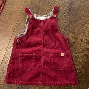 Zara corduroy dress